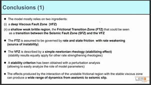 Some Investigations of slip instabilities in fault zones