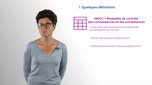 SPOC DEVE : Les modalités de contrôle des connaissances et des compétences et réglements des études