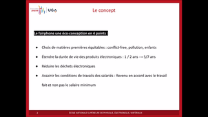 Enjeux Socio-Ecologique de l'Electronique-Exemple-Perform