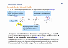Acido-Basicité en chimie organique: applications en synthèse