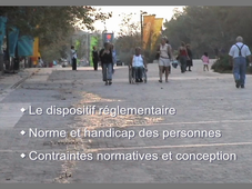 L'accessiblité des piétons la ville : regards sensibles
