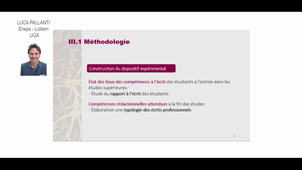 Conception d'une séquence d'enseignement de l'écriture et prise en compte du fonctionnement cognitif : un exemple