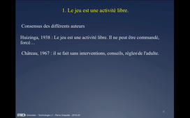 Jouer : la liberté et le jeu