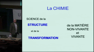 « De la matière à la vie : Chimie ? Chimie ! » par Jean-Marie Lehn