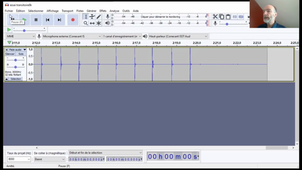 Enregistrement de rythmes isochrones pour étude sur la loi de Weber étendue (Audacity et JaDe)