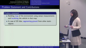 3D Perception of Outdoor and Dynamic Environment using Laser Scanner