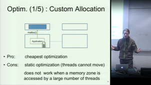 Amélioration de performance sur les architectures NUMA