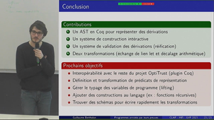 Un arbre de syntaxe pour programmes annotés avec leurs invariants et leurs preuves