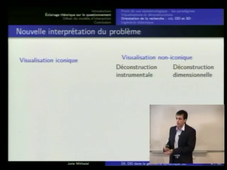 Déconstruction instrumentale et déconstruction dimensionnelle dans le contexte de la géométrie dynamique tridimensionnelle