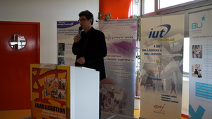 Inauguration de la bibliothèque des sciences et de technologie - Briffaut