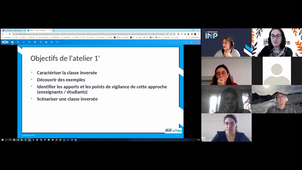 (INP'CLUSION) - Atelier 2 : Tout sur la classe inversée - Objectifs et déroulé