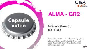 Module d'autoformation GR2 - capsule vidéo n°1 - Présentation du contexte