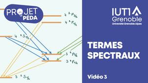 Vidéo 3 : Les termes spectraux