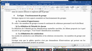 Relation Intervenant Pratiquant Approche Psychanalytique - Le Groupe Exposé M. Levêque