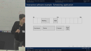 Applying a user-centered approach to the study of interactive properties