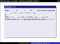 Chapitre 4 - CM1 - dérivées partielles