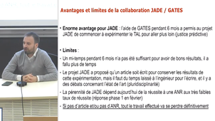 Retours sur les collaborations entre chercheurs en SHS et ingénieur effectuées dans le cadre du projet GATES