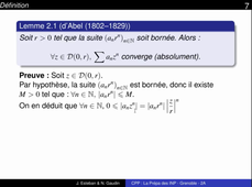 Chapitre 13 - rayon de convergence