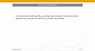 Mathématiques - les suites numériques – 19