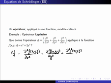 Equation de Schrodinger