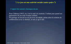 Jouer : la sociabilité et le jeu