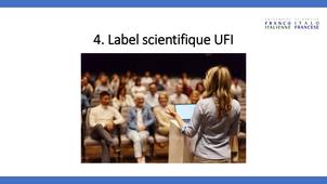 Présentation programme Label scientifique - Université Franco Italienne