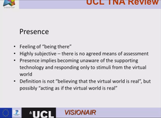 VISIONAIR : Virtual Crowds: a contributing factor to presence in immersive virtual environments, Gaze-contingent multi-resolution displays in human visual system research