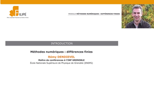 Méthodes numériques - différences finies – 1