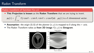 Remark on Sinogram CTD3