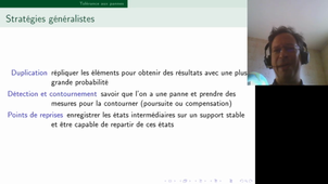 Systèmes distribués: tolérances aux pannes
