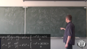 Relativité générale - Cours 14