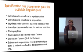 Langues en actes : apprendre l'espagnol langue étragère dans un fauteuil (de théâtre)