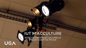 Projet coup de pouce : IUT m'acculture : la note d'ouverture culturelle