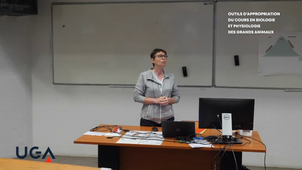 Accompagnement de l'UFR Chimie et Biologie : Outils d'appropriation du cours en biologie et physiologie des grands animaux (Virginie Stoppin-Mellet)