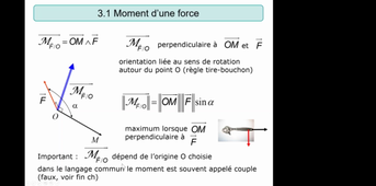 MEC201 Moment d'une force