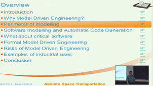 Modelling in an industrial context