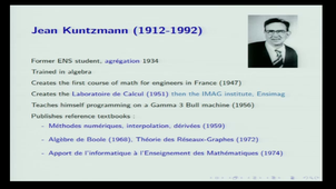 Présentation du prix Jean Kuntzmann