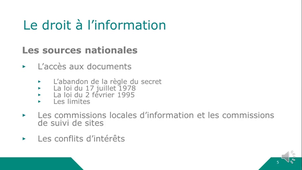 Séance conclusive du cours