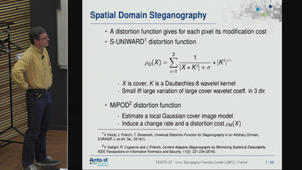 Deep Learning pour la stéganalyse