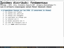 Ensimag - SEPC - Systèmes distribués - Fondamentaux