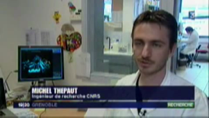 France 3 Grenoble - 23 mars 2010 - Découverte d'une molécule capable de  bloquer la transmission du virus du sida