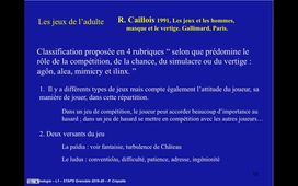 Les Jeux les jeux des adultes