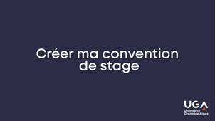 Créer ma convention de stage (PStage)