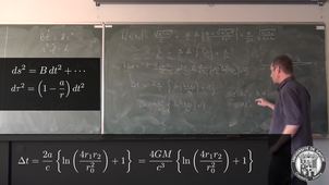 Relativité générale - Cours 16