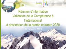 Ensimag - 1A - Compétence Internationale