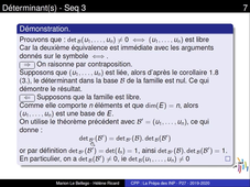 Determinants-famille-vecteurs-non-nullite