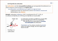 sn1 : stabilité des carbocations