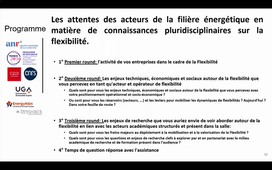 JSE 2025 - Journée 3 -  Table ronde - Les attentes des acteurs de la filière énergétique en matière de connaissances pluridisciplinaires sur la flexibilité.